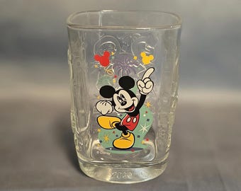 2000 McDonald's Walt Disney Mickey Millennium Glass "Magic Kingdom"