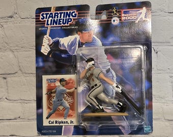 2000 Cal Ripken Jr. Starting Lineup Figurine And Baseball Card (New)