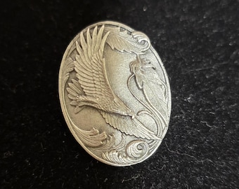 1997 Pewter Flying Eagle Pin Tie Tack