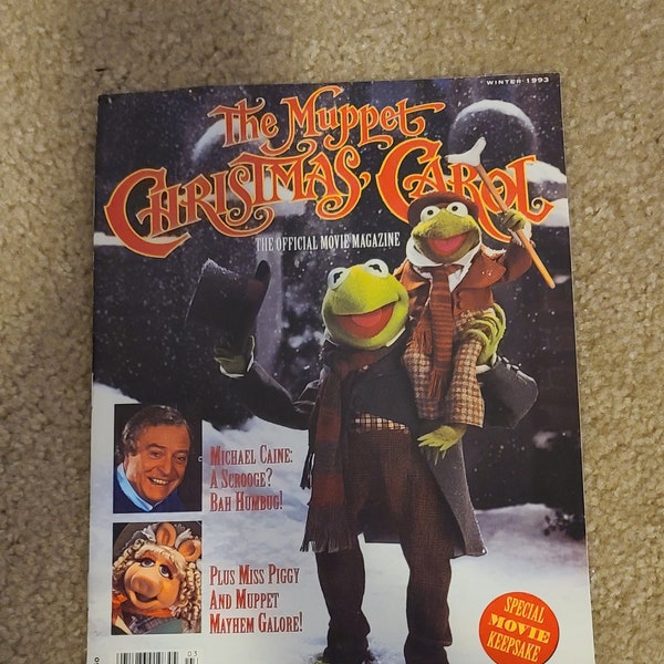 1993 Winter "The Muppet Christmas Carol" Official Movie Magazine (RARE)