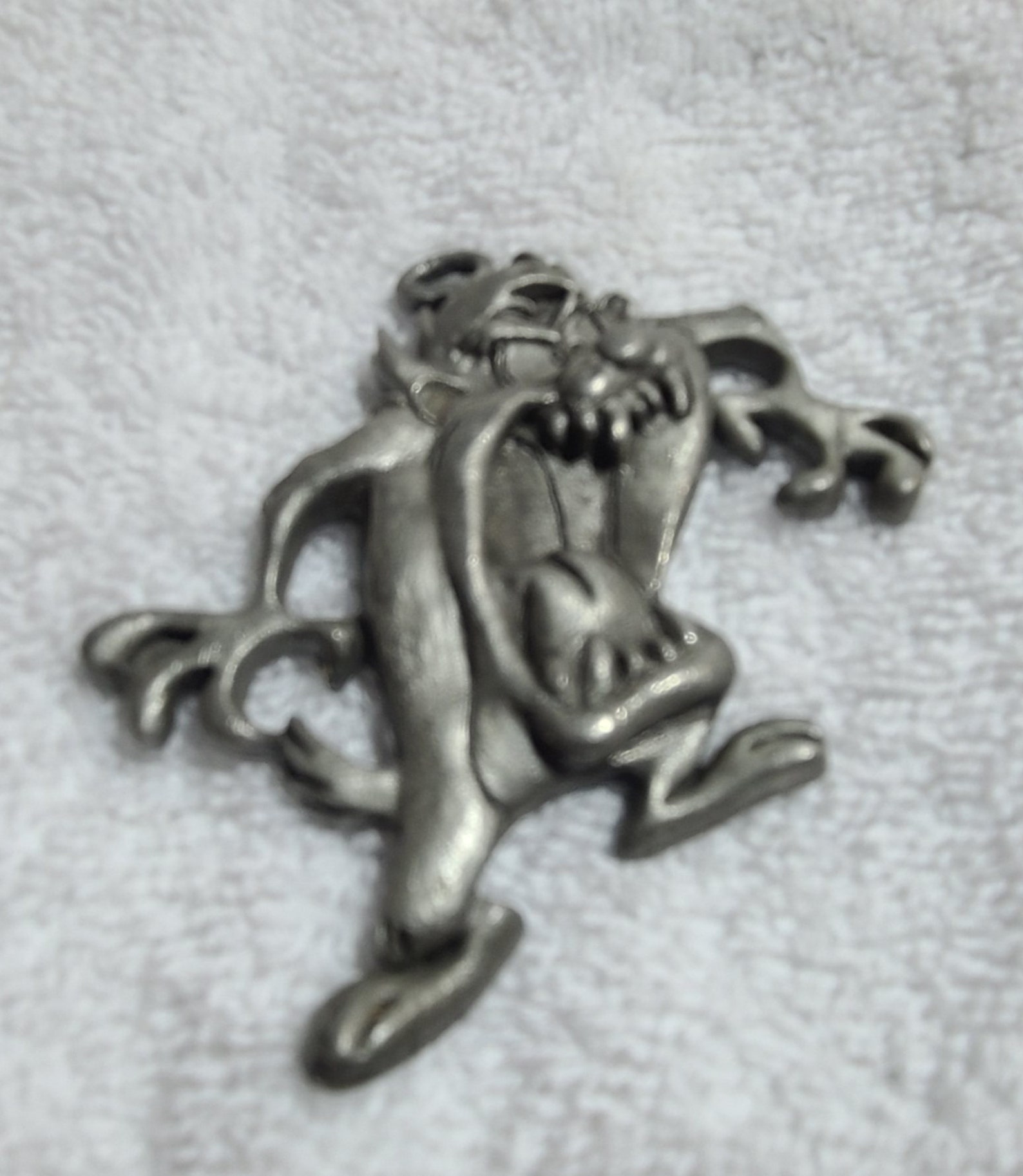 1995 Pewter Tasmanian Devil Pendant K1479 - Etsy