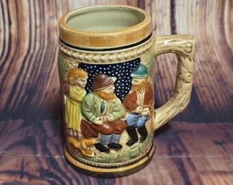 Pre 1980's Small Stein Mug From Pilatus Kulm Mountain Peak Hotel Switzerland (Signed)