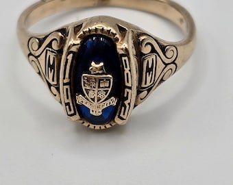 1983 10K Gold Ladies Class Ring From Pearl City Highschool