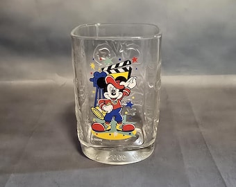 2000 McDonald's Walt Disney Mickey Millennium Glass "Disney Studios"