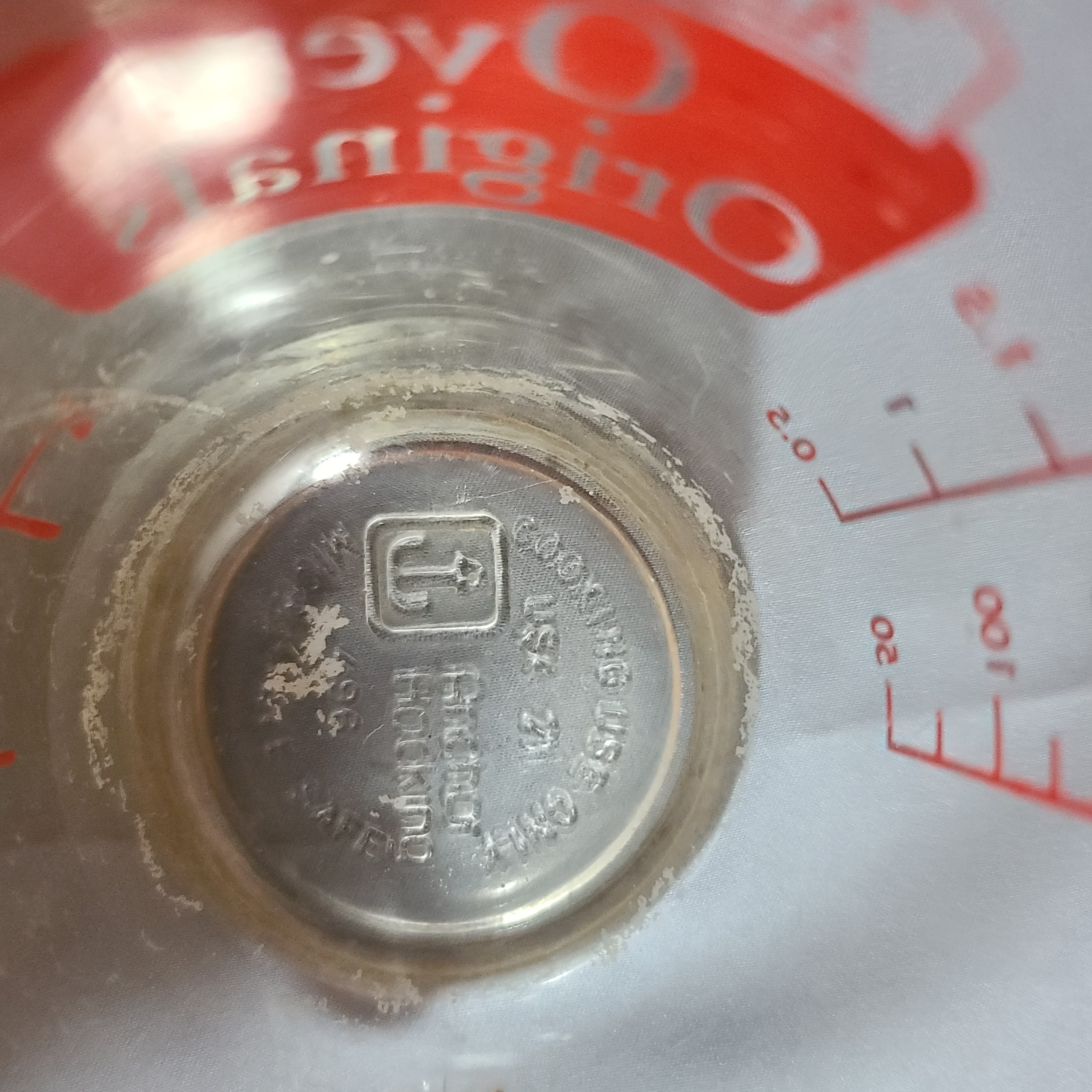 Pre 1980 s anchor hocking measuring cup etsy