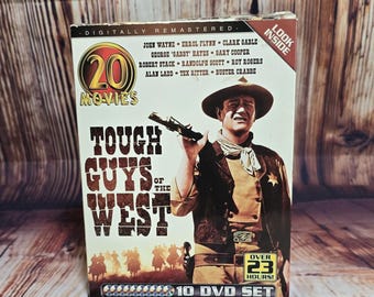 2004 Tough Guys Of The West 20 Movies 10 DVD Set