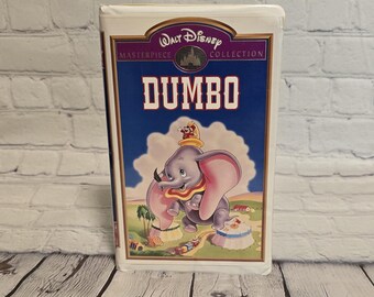 1998 Walt Disney Dumbo VHS Tape Clamshell Case Masterpiece Collection