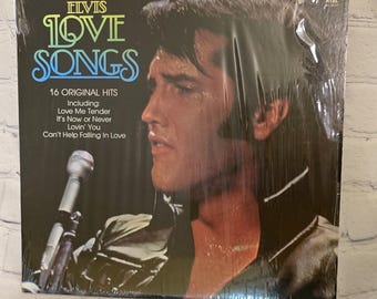 1981 Elvis Love Songs 16 Original Hits Vinyl Record Album