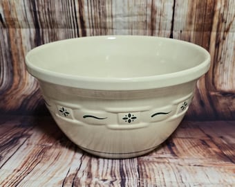1991 Longaberger Pottery Bowl Woven Tradition's Mixing Bowl 3 Quart