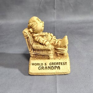 1970 PAULA &quot;World&#39;s Greatest Grandpa&quot; Figurine W-173