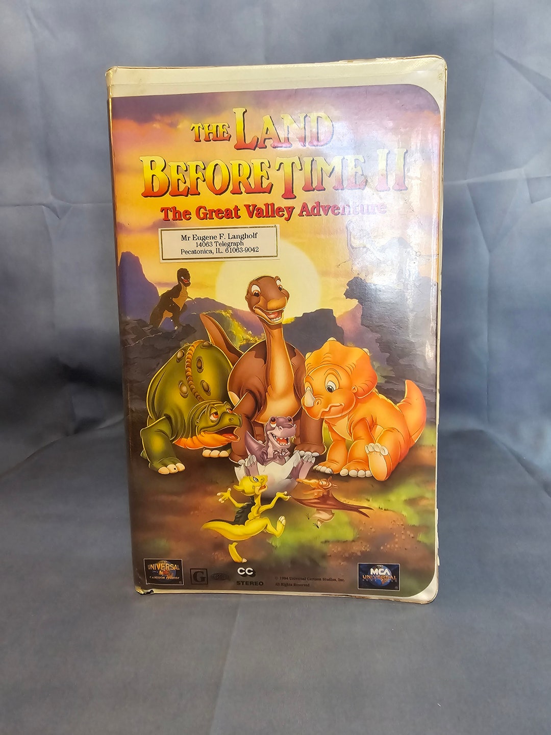 1994 the Land Before Time II the Great Valley Adventure Movie VHS Tape ...