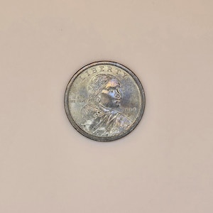 2000 Sacagawea One Dollar Coin Gold Color