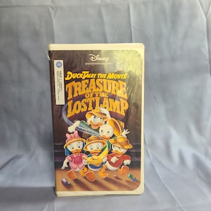 1991 Walt Disney Movietoons Ducktails the Movie Treasure of the Lamp VHS Tape Clamshell Case