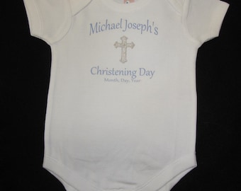 Personalized Christening Body Suit