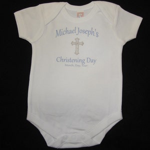 Personalized Christening Body Suit