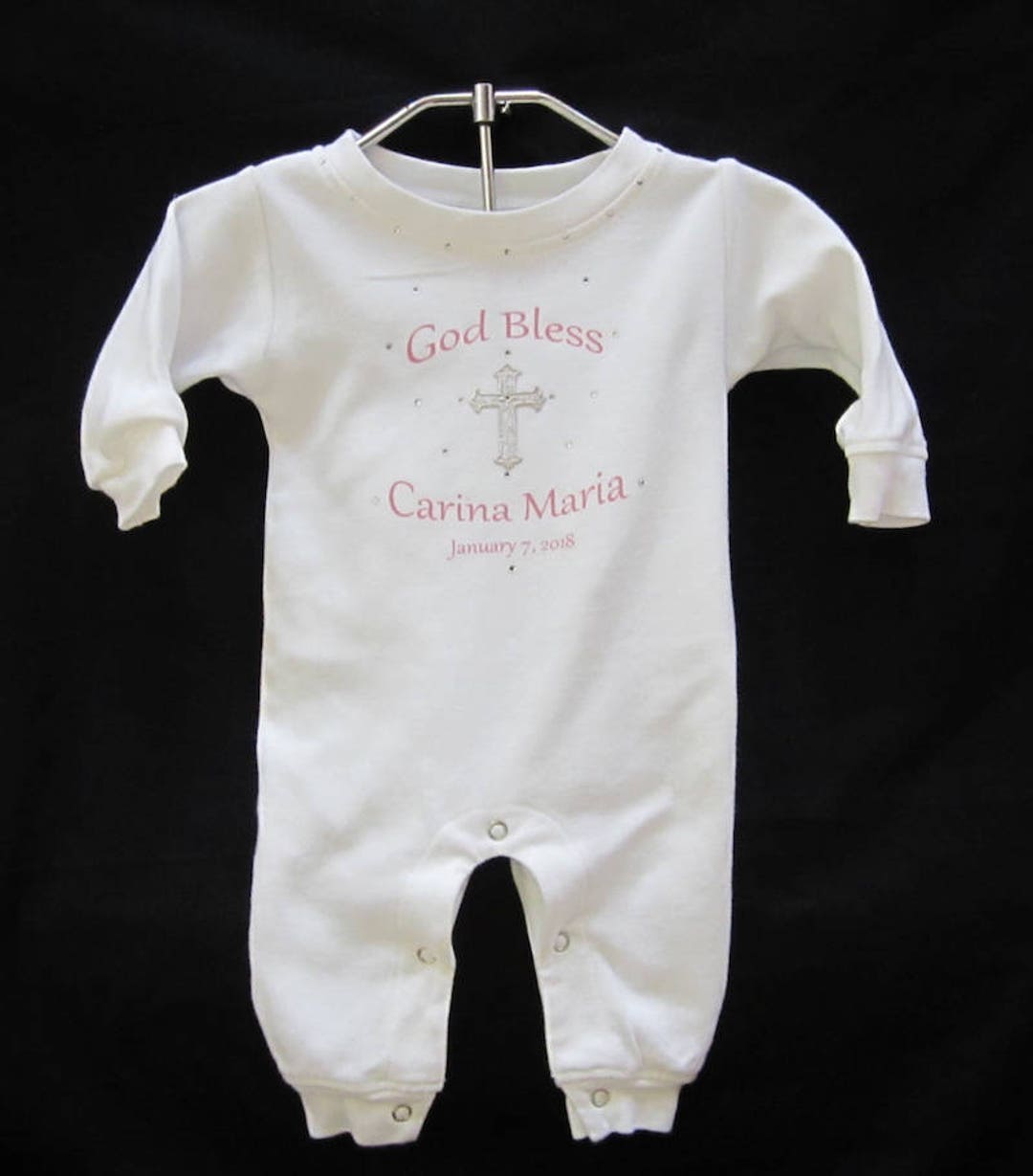 Christening for Preorder Marion Romper main image 1