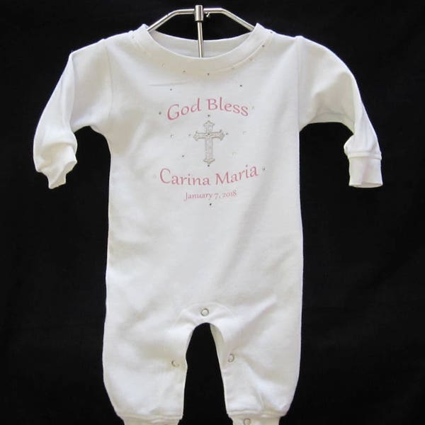 Christening Romper Etsy