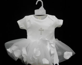 After Christening Tutu Outfit with Headband