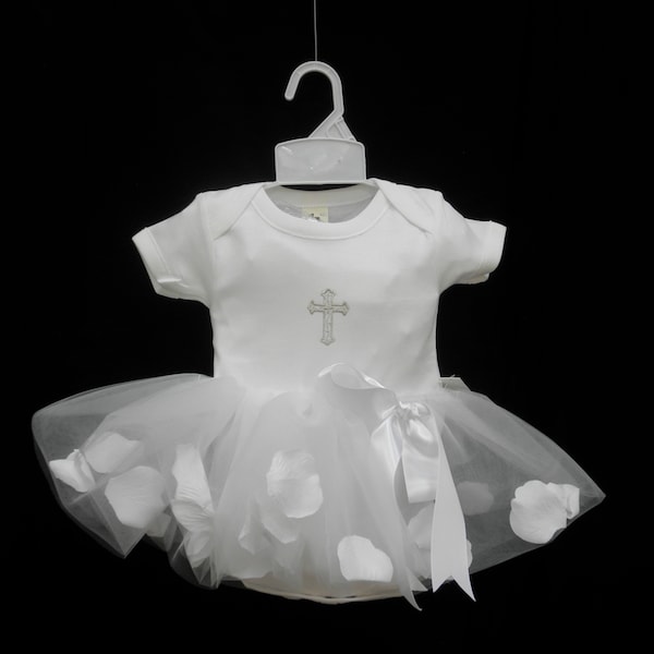 After Christening Tutu Outfit with Headband
