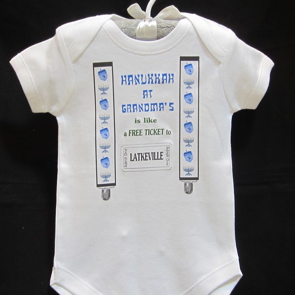 First Hanukkah Bodysuit