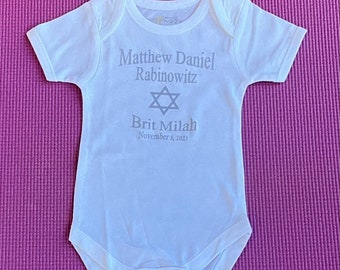 Personalized Bris Bodysuit