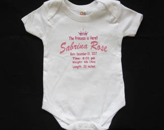 Birth Announcement Bodysuit