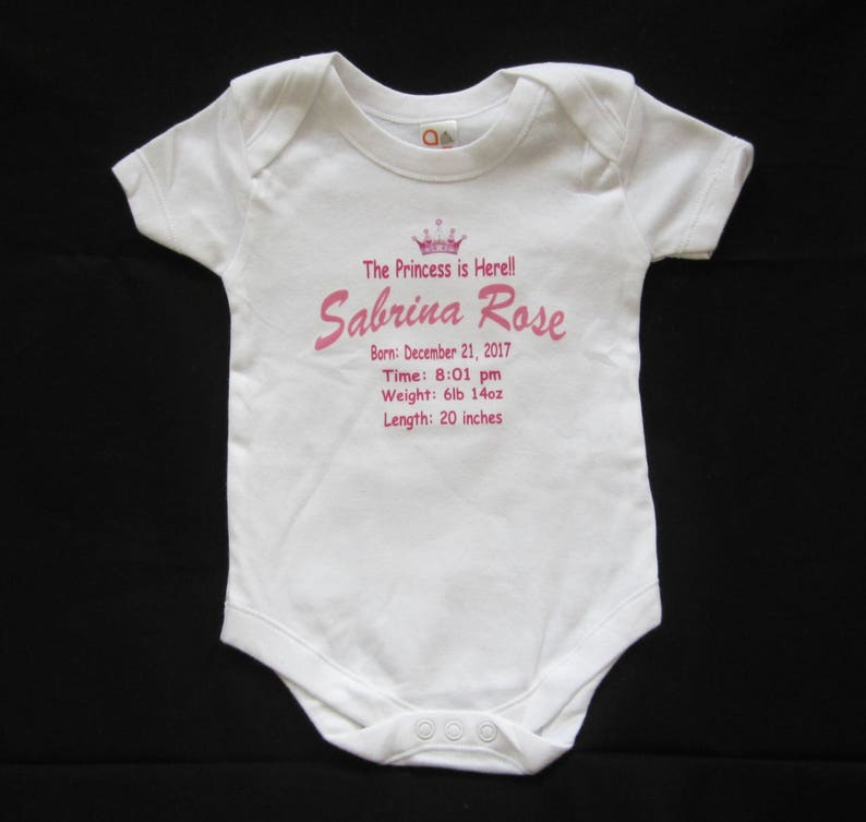 Birth Announcement Bodysuit image 1