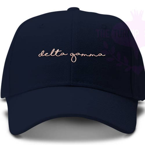Delta Gamma Sorority Baseball Cap Custom Color Hat and Etsy