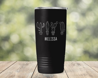 Succulent Travel Mug Etsy