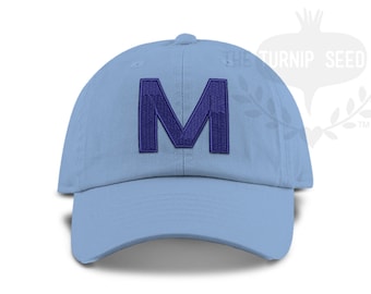 baseball cap with initials
