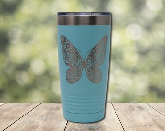 Butterfly Travel Mug Etsy