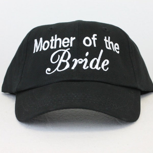 Wedding Mother of the Bride Embroidered Baseball Cap