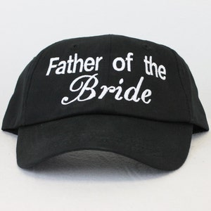 Wedding Father of the Bride Embroidered Baseball Cap