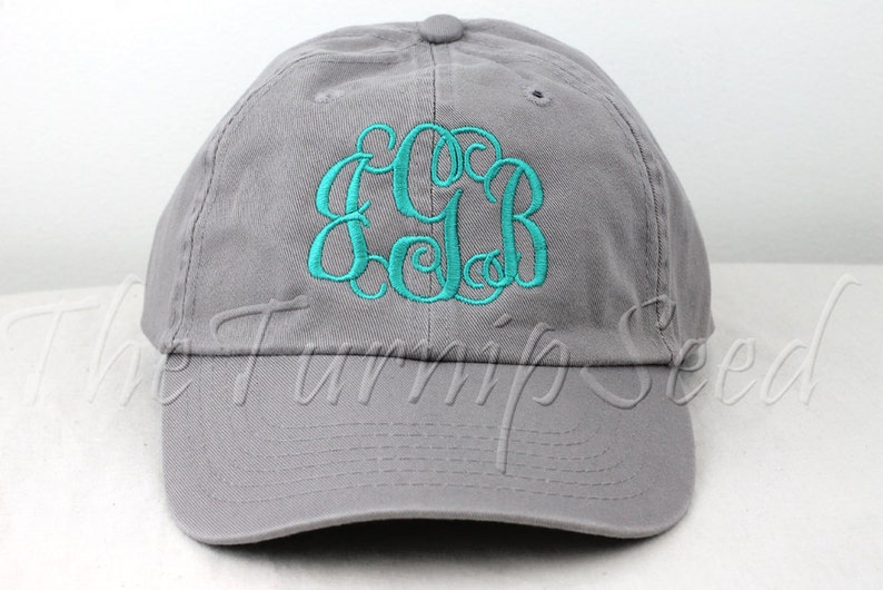 Ladies' Monogram Baseball Cap Custom Color Hat and Etsy