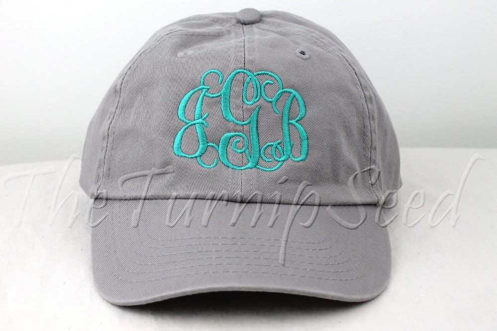 Ladies&#39; Monogram Baseball Cap Custom Color Hat and | Etsy