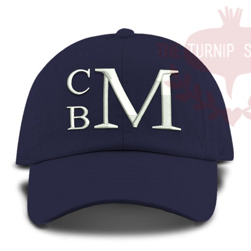 TODDLER Initial Monogram Baseball Cap Custom Color Hat and Etsy