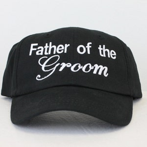 Wedding Father of the Groom Embroidered Baseball Cap