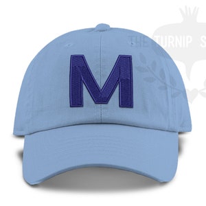 TODDLER Initial Monogram Baseball Cap - Custom Color Hat and Embroidery.