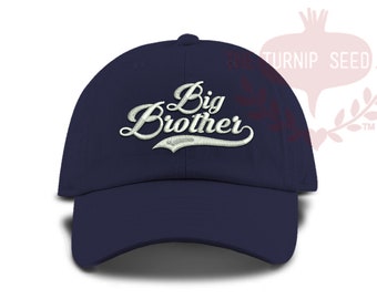 TODDLER Big Brother Baseball Cap - Custom Color Hat and Embroidery.