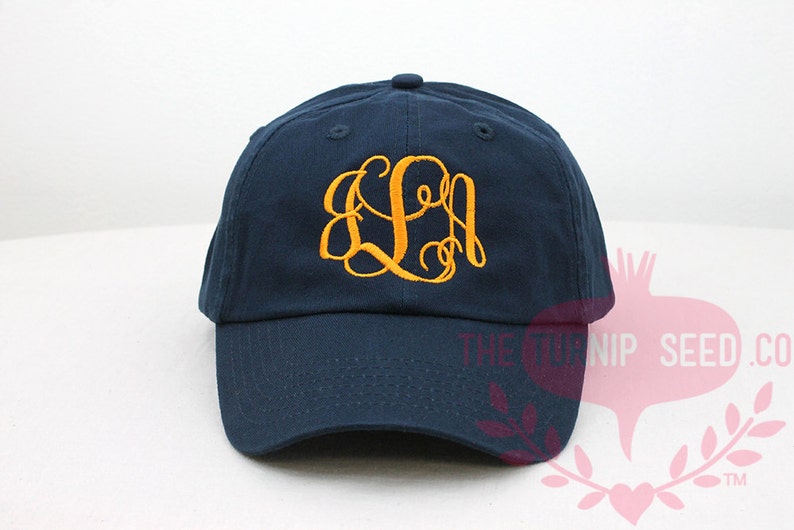 Ladies' Monogram Baseball Cap Custom Color Hat and Etsy