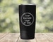 Custom Image, Logo, or text Engraved Tumbler - 20 oz Travel Mug - ET0013 