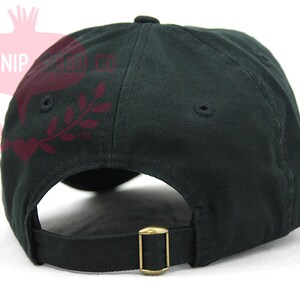 Delta Phi Epsilon Sorority Baseball Cap - Light Brown Corduroy, Embroidered Logo, Adjustable - View #4