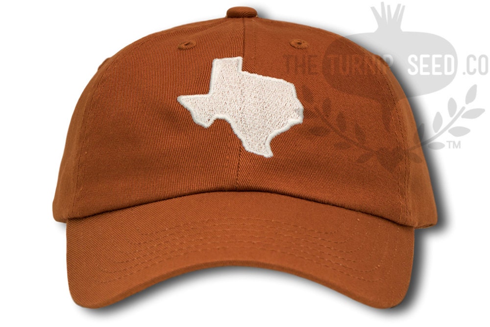 Texas State Baseball Cap Outline State 