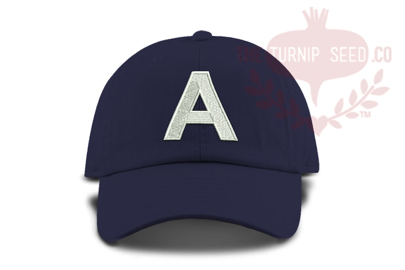 TODDLER Initial Monogram Baseball Cap - Custom Color Hat and Embroidery. 