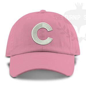 TODDLER Initial Monogram Baseball Cap - Custom Color Hat and Embroidery.