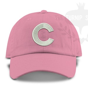 YOUTH Initial Monogram Baseball Cap - Custom Color Hat and Embroidery.