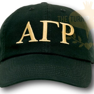 Alpha Gamma Rho Baseball Cap - Custom Color Hat and Embroidery.