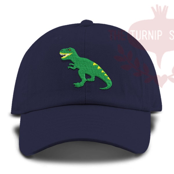 TODDLER T-rex Dinosaur Tyrannosaurus Rex  Baseball Cap - Custom Color Hat and Embroidery.