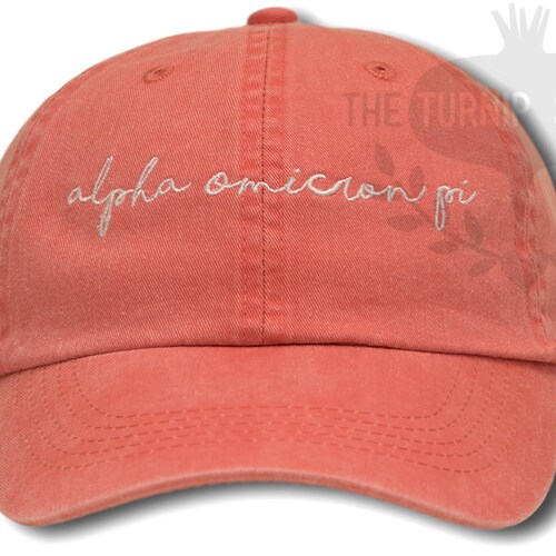 Sorority Shop Alpha Omicron Pi Beanie – Leopard Print With Faux Fur Pom & AOP Patch