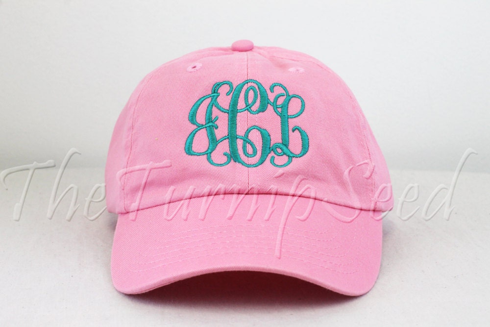 Ladies' Monogram Baseball Cap Custom Color Hat and Etsy